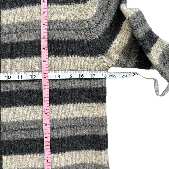 VINTAGE DEANE AND WHITE PURE NEW WOOL ZIP-UP SWEATER CARDIGAN WOMEN SIZE SMALL - Picture 6 of 10